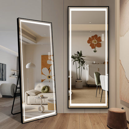 65" Premium Mirror with Aviation-Grade Aluminum Frame and Multi-Mode Lighting LY-02