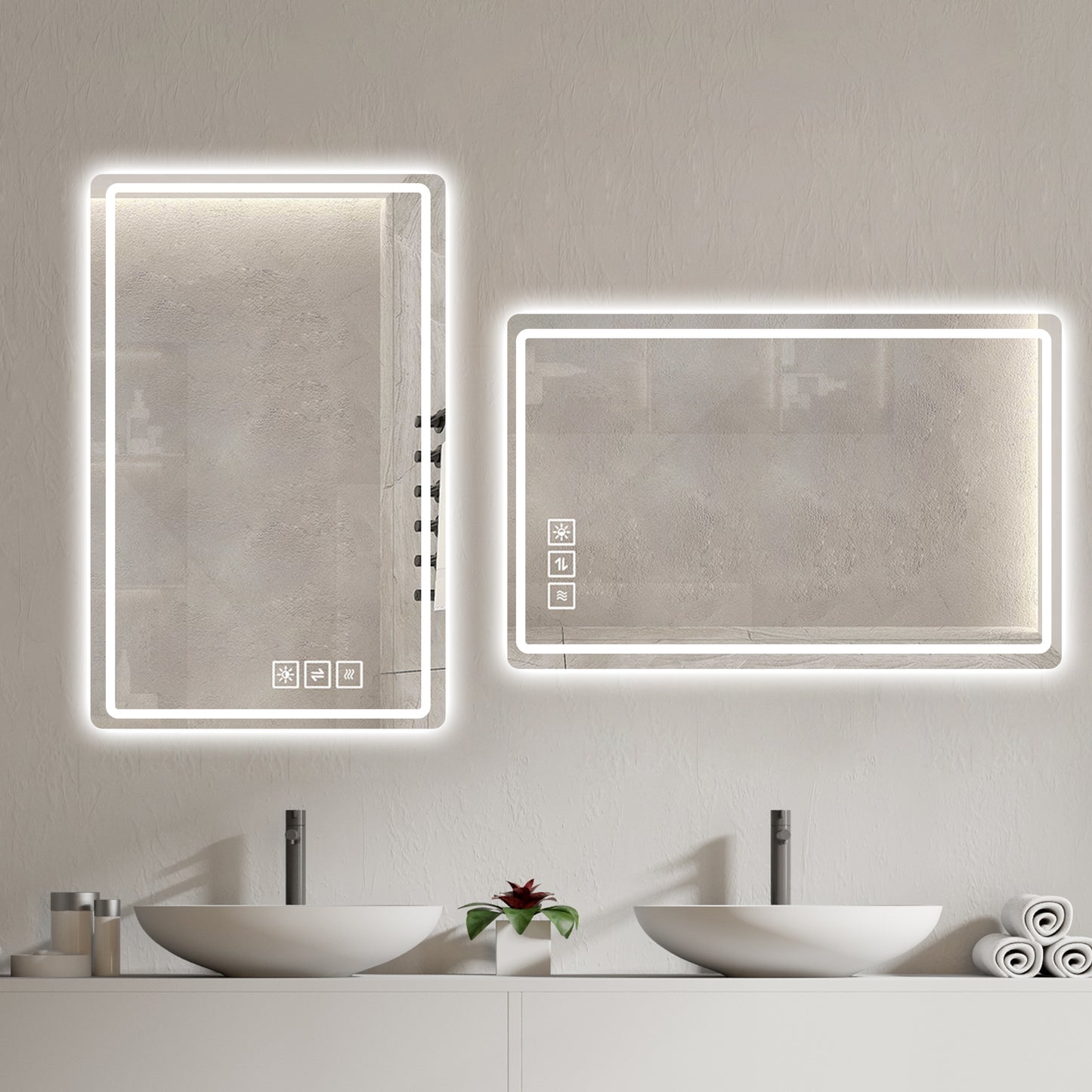 Versatile Suspension Mirror with 3-Color Dimming & Defogging Function LY-17