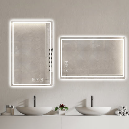 Versatile Suspension Mirror with 3-Color Dimming & Defogging Function LY-17