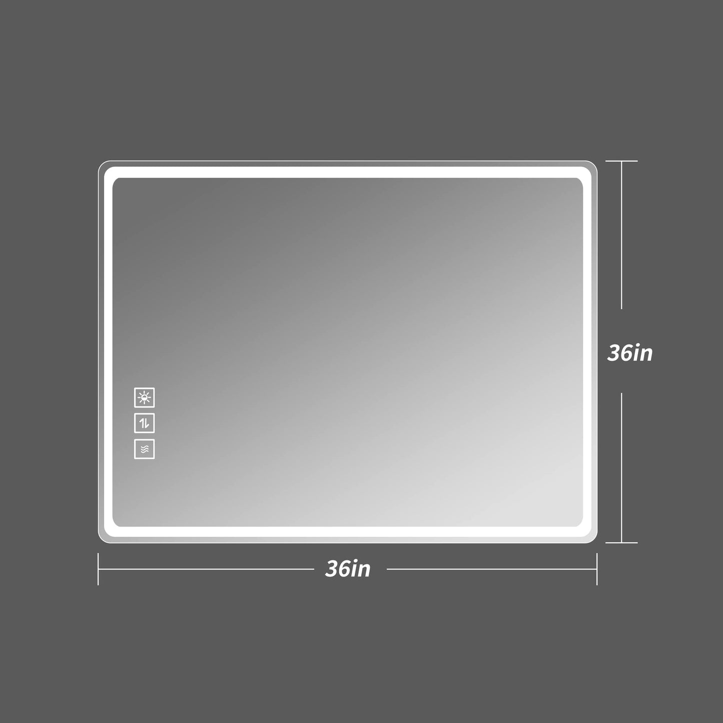 Versatile Suspension Mirror with 3-Color Dimming & Heat Rear Window LY-23