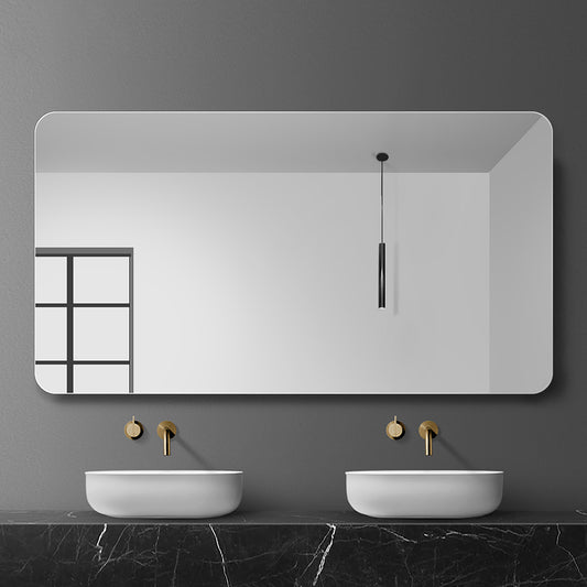 Frameless R50 Rounded Corner Bathroom Mirror LY-12